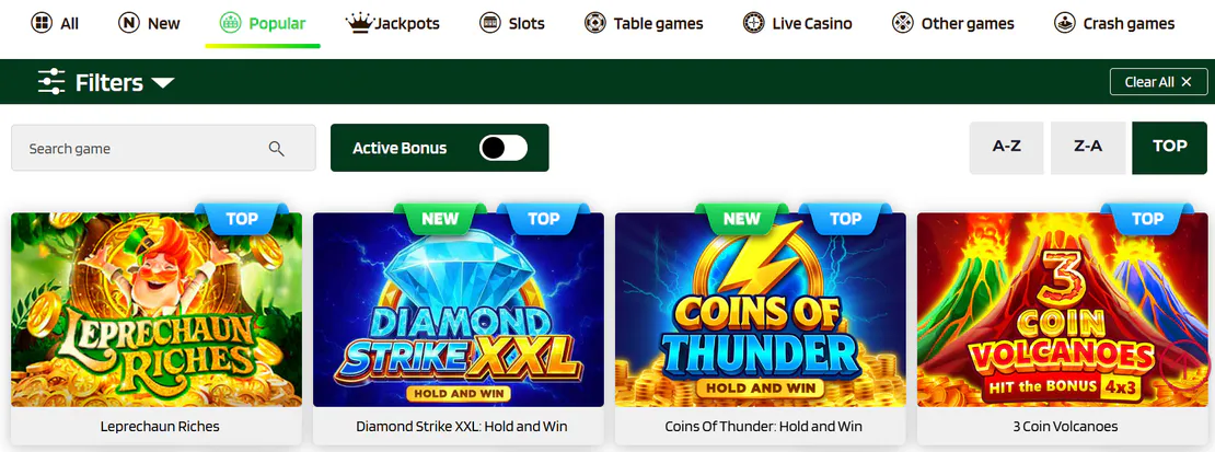 lucky barry casino games